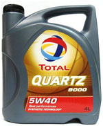 Моторное масло TOTAL Quartz 5W40 для погрузчика и другой техники